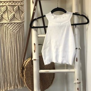 Forever 21 White Crop Top